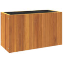 vidaXL tömör akácfa kerti virágtartó 59x27,5x35 cm