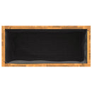 vidaXL tömör akácfa kerti virágtartó 59x27,5x35 cm