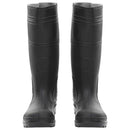 vidaXL fekete PVC 40-es esőcsizma