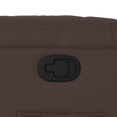 vidaXL barna műbőr dönthető fotel