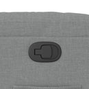 vidaXL világosszürke szövet dönthető fotel