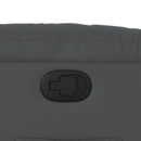 vidaXL szürke műbőr dönthető fotel