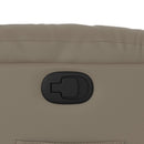 vidaXL kávészínű műbőr dönthető fotel