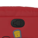 vidaXL piros műbőr dönthető masszázsfotel