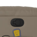 vidaXL kávészínű műbőr dönthető masszázsfotel