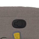 vidaXL tópszínű szövet dönthető masszázsfotel