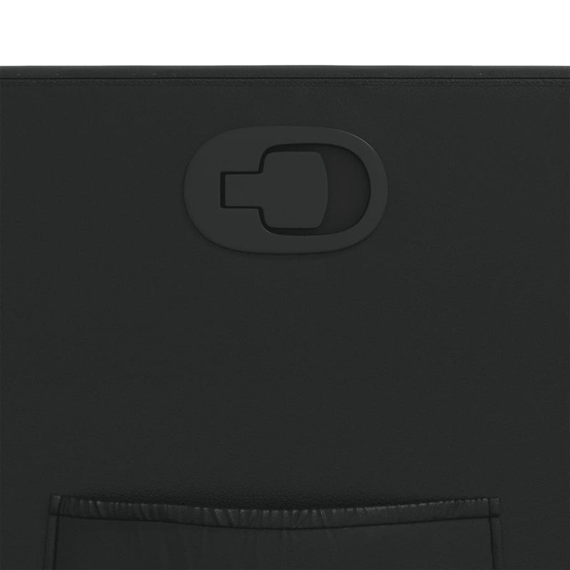 vidaXL fekete műbőr dönthető fotel