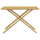 vidaXL összecsukható bambusz kerti asztal 110x55x75 cm