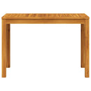vidaXL tömör akácfa kerti étkezőasztal 110 x 55 x 75 cm