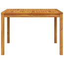 vidaXL tömör akácfa kerti étkezőasztal 110 x 110 x 75 cm