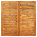 vidaXL tömör akácfa kerti étkezőasztal 110 x 110 x 75 cm