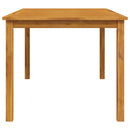 vidaXL tömör akácfa kerti étkezőasztal 180 x 90 x 75 cm