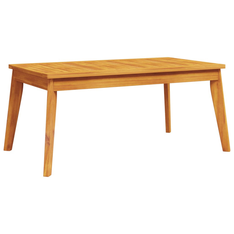 vidaXL tömör akácfa kerti étkezőasztal 100 x 55 x 45 cm