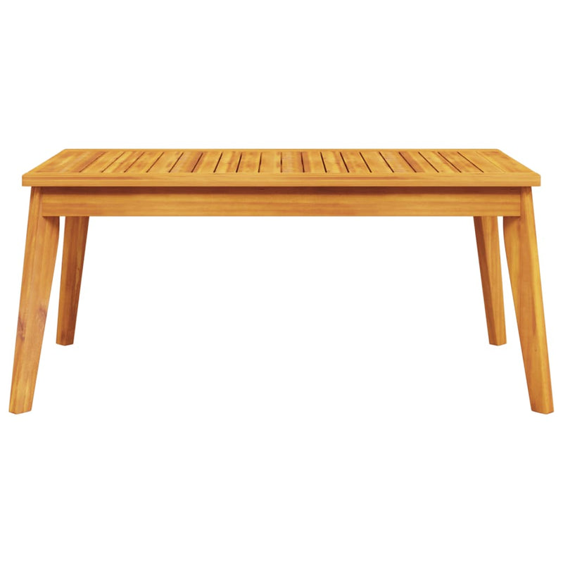 vidaXL tömör akácfa kerti étkezőasztal 100 x 55 x 45 cm