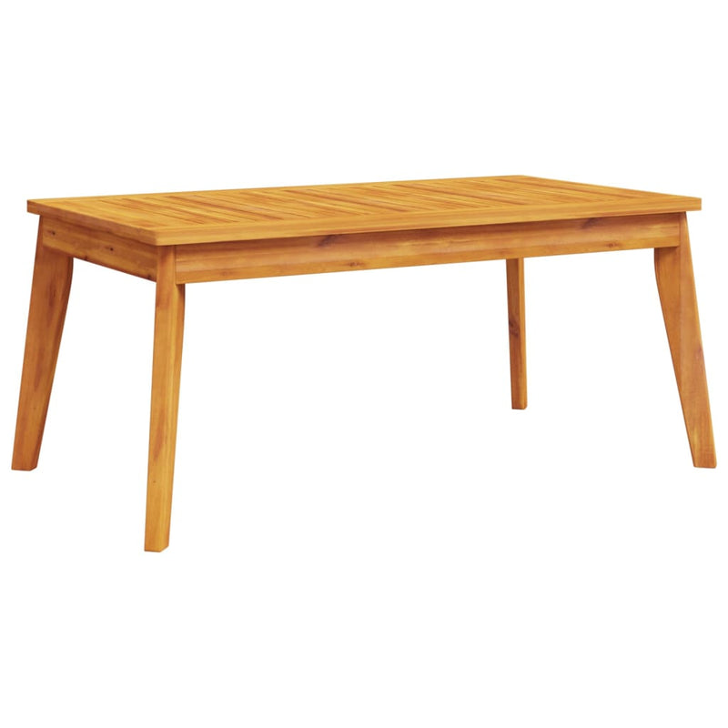 vidaXL tömör akácfa kerti étkezőasztal 100 x 55 x 45 cm