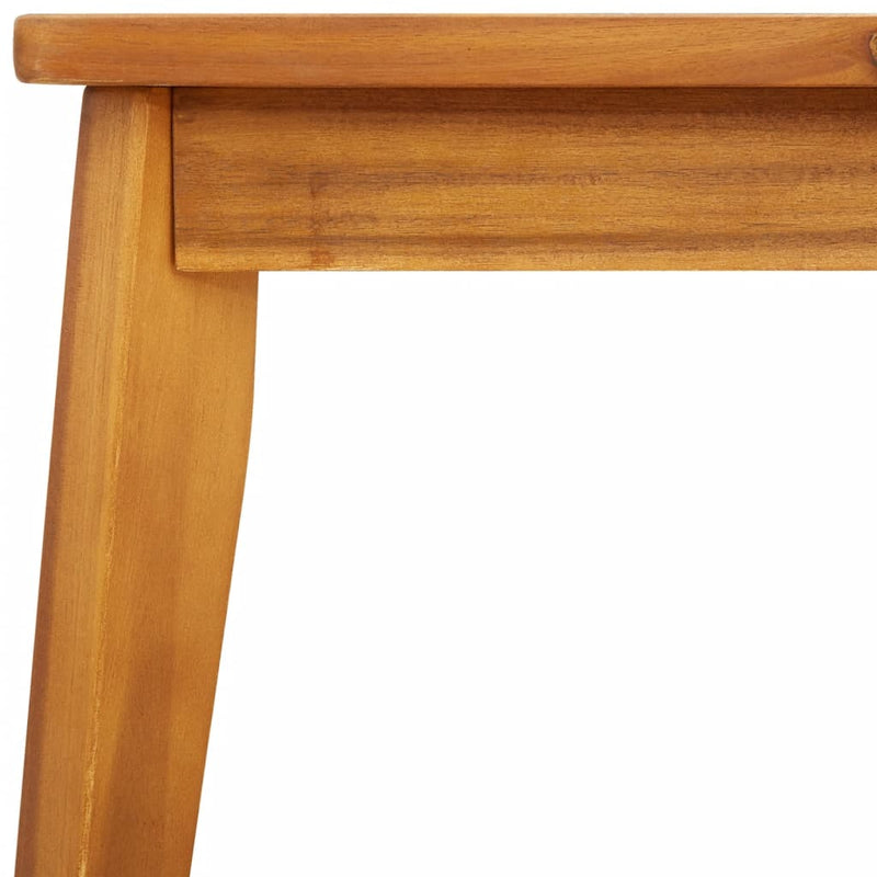 vidaXL tömör akácfa kerti étkezőasztal 100 x 55 x 45 cm