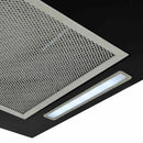 vidaXL érintésérzékelős LCD sziget páraelszívó edzett üveggel