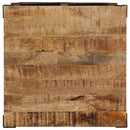 vidaXL tömör mangófa dohányzóasztal fiókokkal 50 x 50 x 40 cm