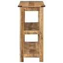 vidaXL tömör mangófa tálalóasztal 100 x 35 x 75 cm