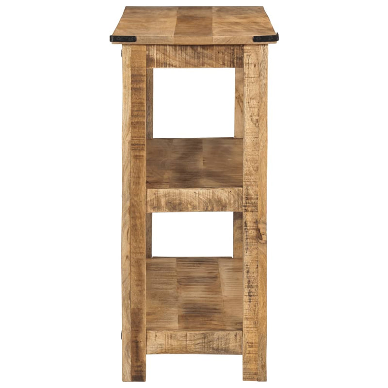 vidaXL tömör mangófa tálalóasztal 100 x 35 x 75 cm