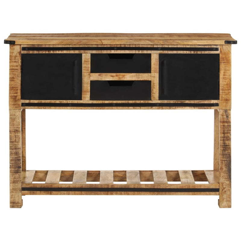 vidaXL tömör mangófa tálalóasztal 100 x 35 x 75 cm