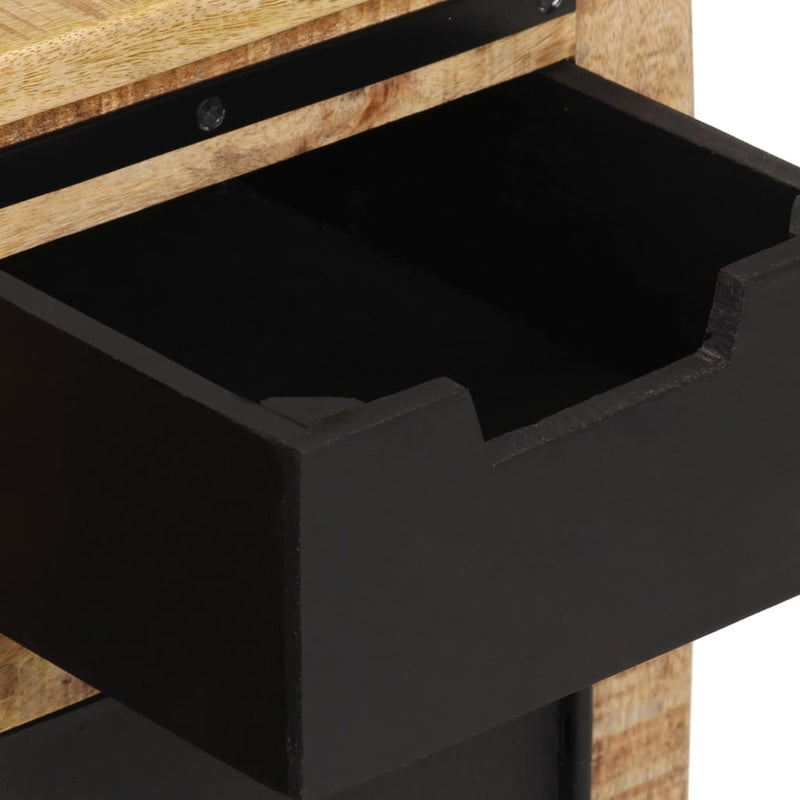 vidaXL tömör mangófa tálalószekrény 2 fiókkal 55 x 35 x 60 cm