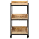 vidaXL tömör nyers mangófa konyha kocsi 60 x 40 x 80 cm