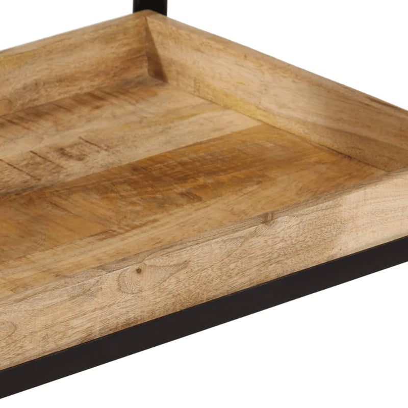 vidaXL tömör nyers mangófa konyha kocsi 60 x 40 x 80 cm