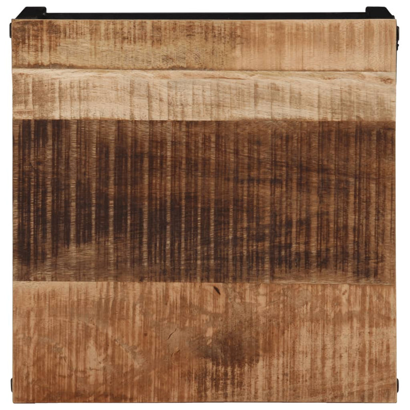 vidaXL tömör nyers mangófa dohányzóasztal 35 x 35 x 30 cm