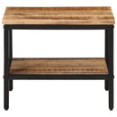 vidaXL tömör nyers mangófa dohányzóasztal 45 x 45 x 35 cm