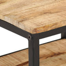 vidaXL tömör nyers mangófa dohányzóasztal 55 x 55 x 45 cm