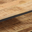 vidaXL tömör nyers mangófa dohányzóasztal 100 x 50 x 35 cm