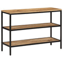 vidaXL tömör nyers mangófa tálalóasztal 100 x 35 x 70 cm