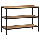 vidaXL tömör nyers mangófa tálalóasztal 100 x 35 x 70 cm