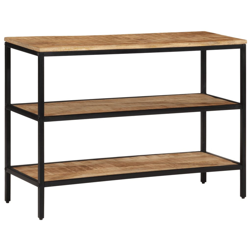 vidaXL tömör nyers mangófa tálalóasztal 100 x 35 x 70 cm