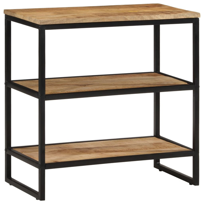 vidaXL tömör nyers mangófa tálalóasztal 70 x 35 x 70 cm