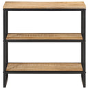 vidaXL tömör nyers mangófa tálalóasztal 70 x 35 x 70 cm