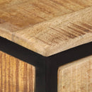 vidaXL tömör nyers mangófa tálalóasztal 70 x 35 x 70 cm