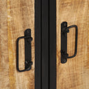 vidaXL tömör nyers mangófa tálalószekrény 100 x 35 x 70 cm