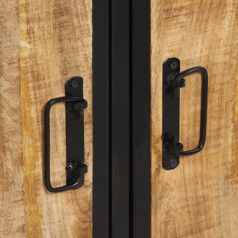 vidaXL tömör nyers mangófa tálalószekrény 100 x 35 x 70 cm