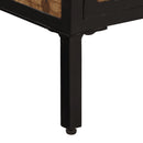 vidaXL tömör nyers mangófa tálalószekrény 100 x 35 x 70 cm