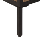 vidaXL tömör nyers mangófa tálalószekrény 70 x 35 x 70 cm