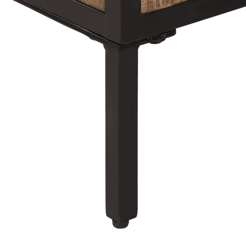 vidaXL tömör nyers mangófa tálalószekrény 70 x 35 x 70 cm