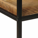 vidaXL Könyvespolc Barna 70 x 35 x 110 cm Tömör mangófa