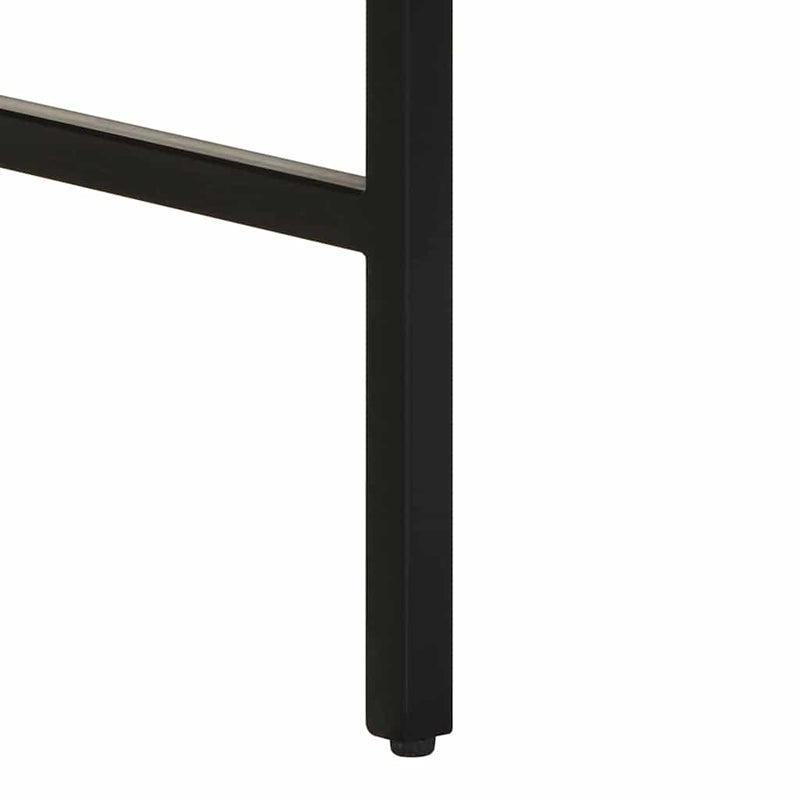 vidaXL Íróasztal polcokkal Barna 80 x 50 x 75 cm tömör mangófa