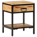 vidaXL Éjjeliszekrény fiókkal Barna 40 x 35 x 50 cm Tömör mangófa