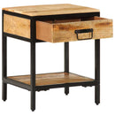 vidaXL Éjjeliszekrény fiókkal Barna 40 x 35 x 50 cm Tömör mangófa