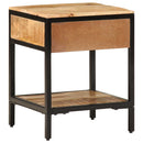 vidaXL Éjjeliszekrény fiókkal Barna 40 x 35 x 50 cm Tömör mangófa