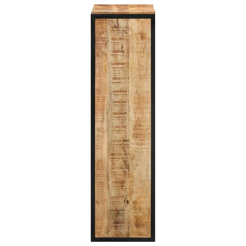 vidaXL Cipőszekrény tárolóval Barna 50 x 30 x 110 cm Tömör mangófa