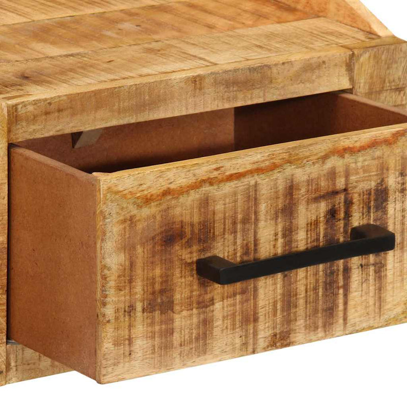 vidaXL Éjjeliszekrény fiókkal Barna 40 x 30 x 30 cm Tömör mangófa